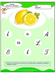 L Sesi Çalışma Sayfaları